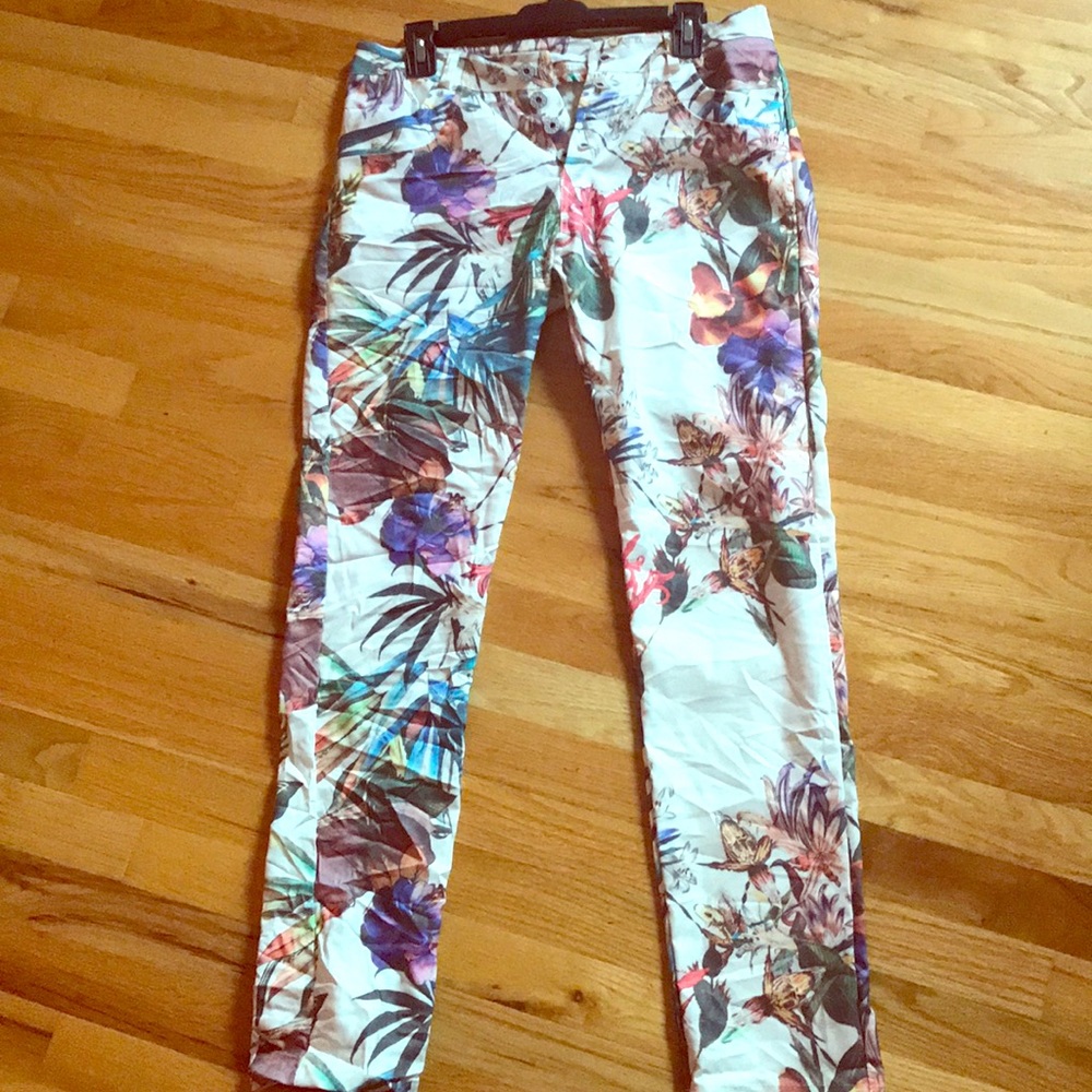 Multi colored  jeans/pants